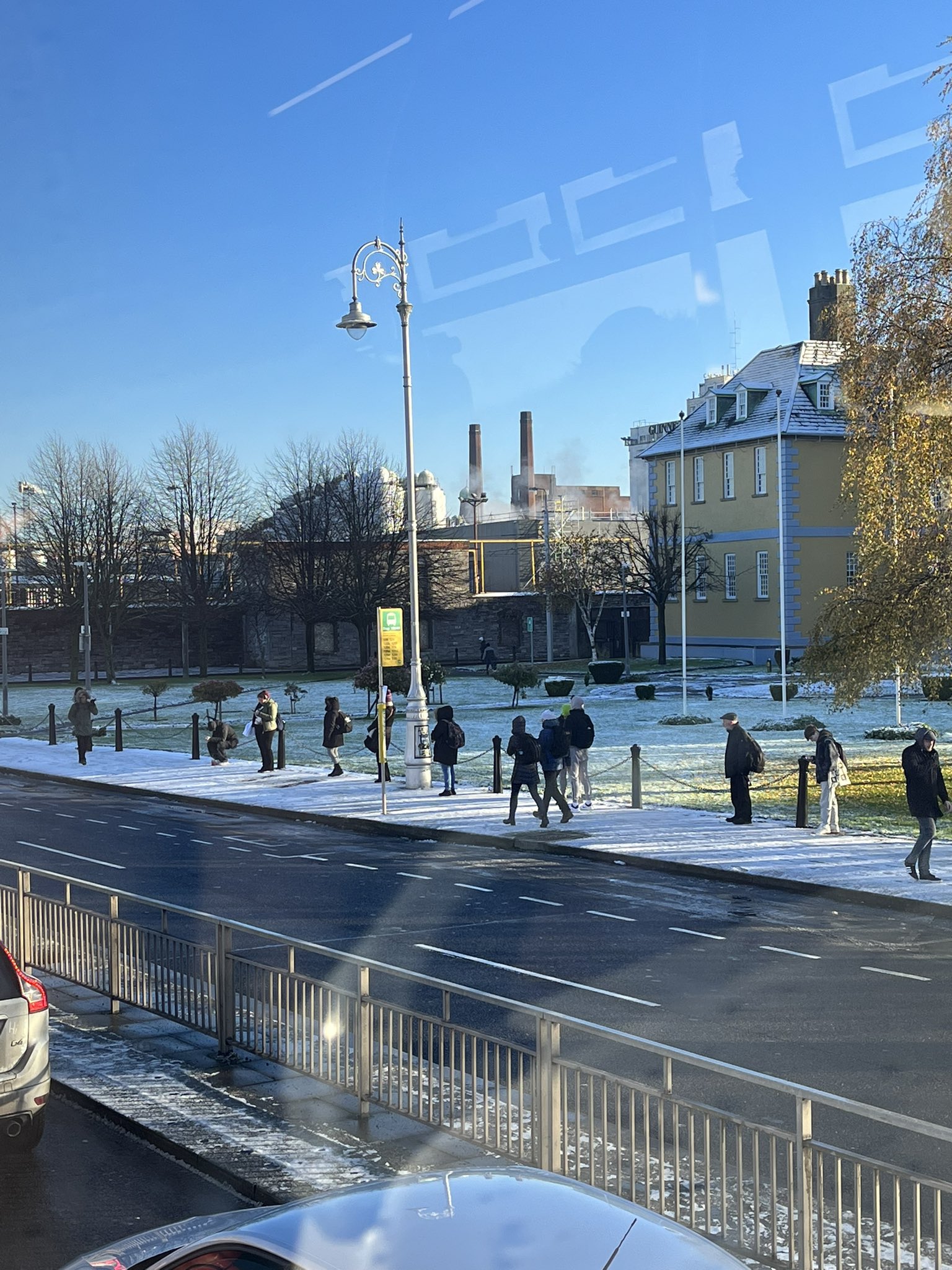 Gritting the footpaths