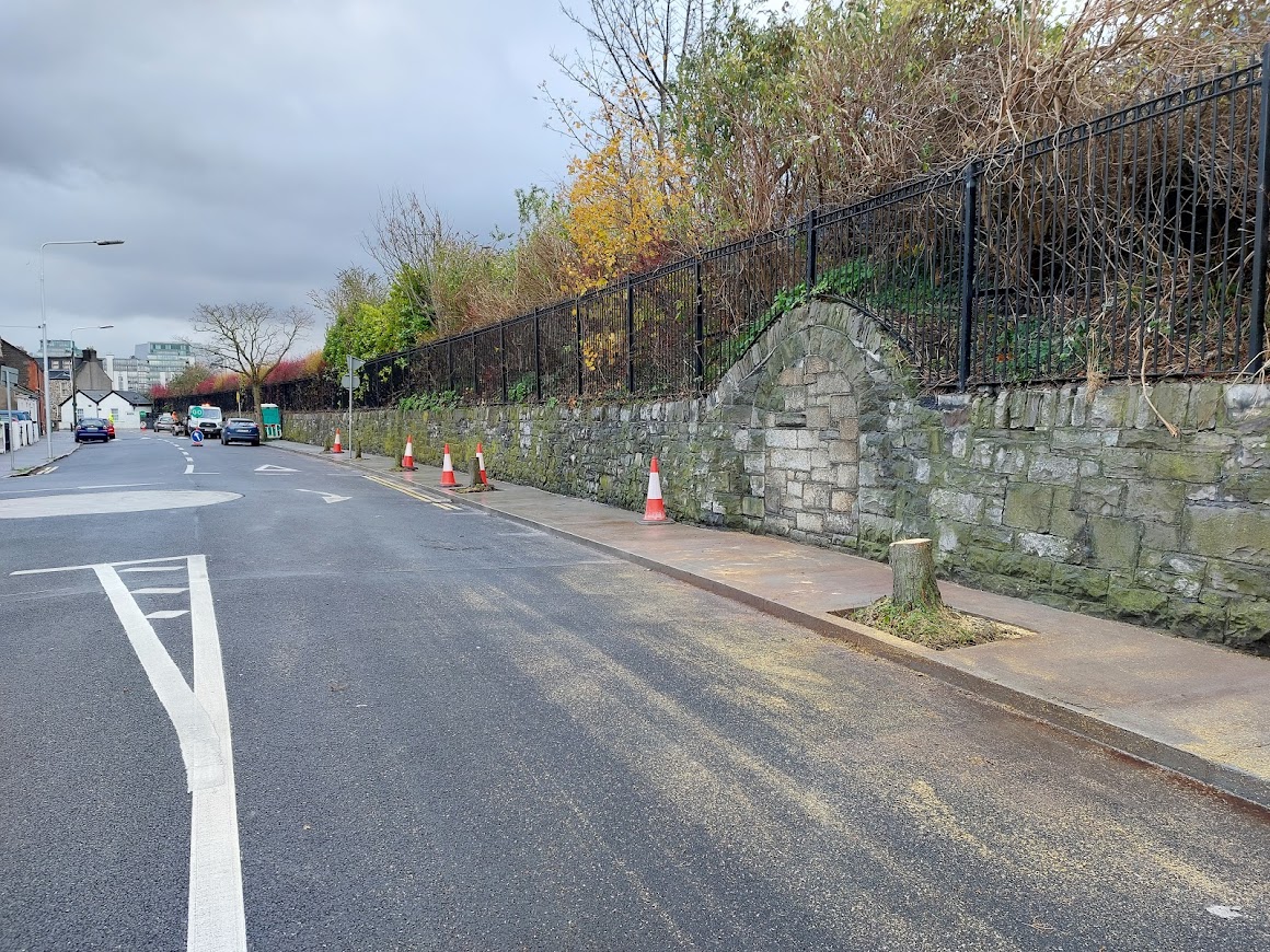 Trees Removed on West Road, East Wall